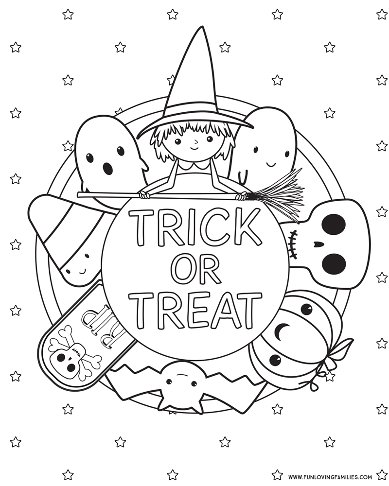 Halloween Coloring Page